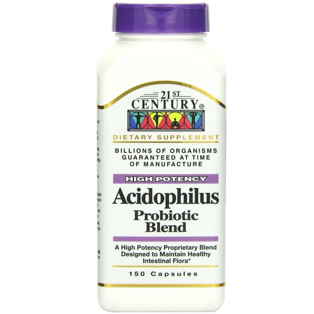 21st Century High Potency Acidophilus Probiotic Blend Capsules
