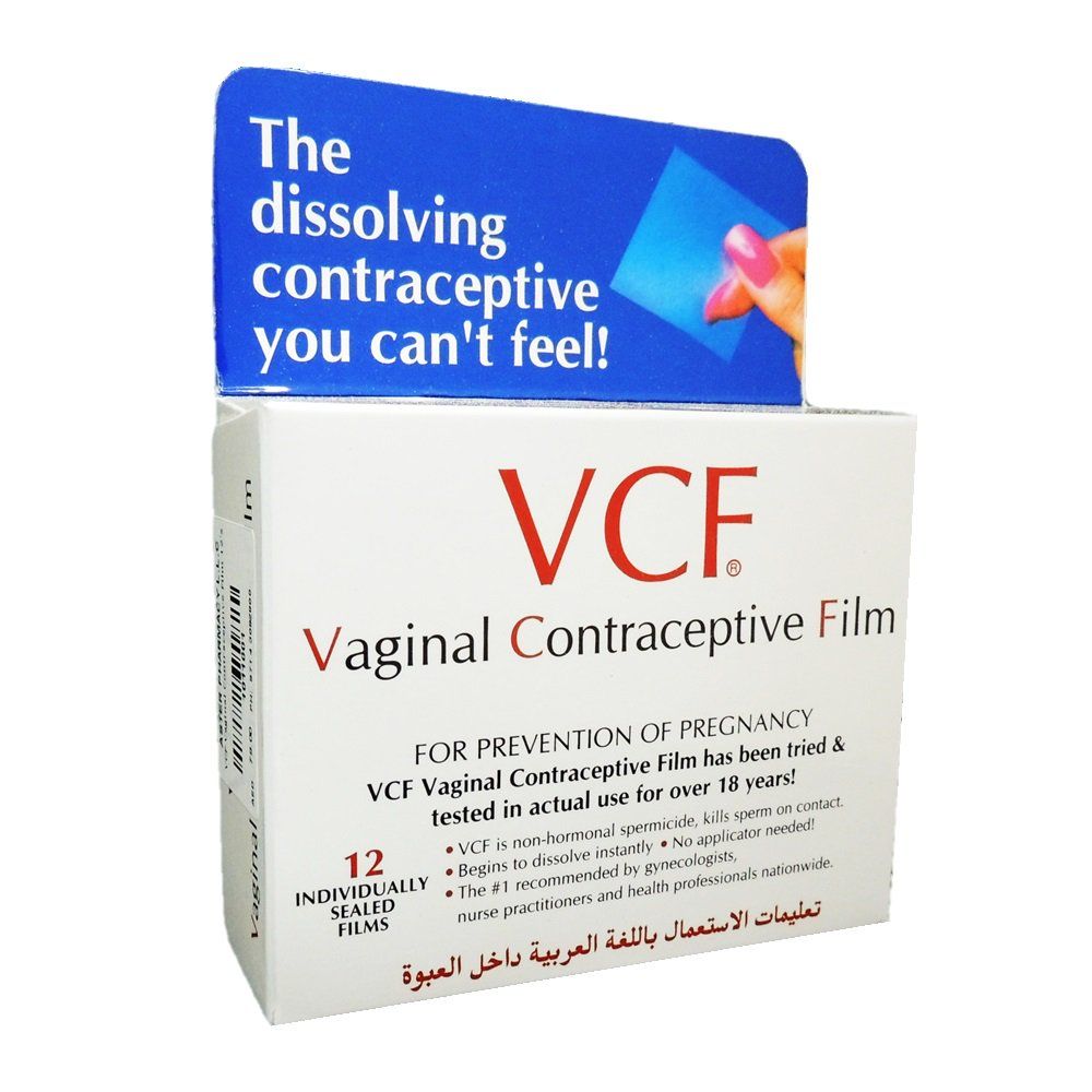Vcf Vaginal Contraceptive Film 12 S